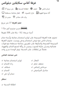 غرفة سكاي لاين توين