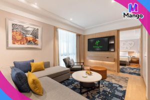 1 King 1 Bedroom Suite Living Dining Area