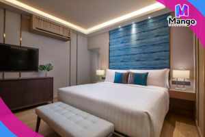 فيلا من غرفة نوم واحدة مع مسبح خاص