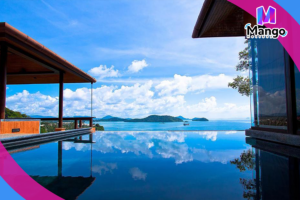 فيلا فاخرة بغرفة نوم واحدة مع مسبح وإطلالة على المحيط