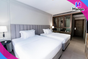 غرفة سوبيريور مزدوجة أو توأم مطلة على المسبح