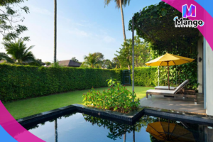 فيلا بحديقة مع مسبح