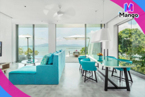 فيلا من غرفة نوم واحدة مع مسبح خاص