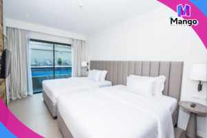 غرفة سوبيريور مزدوجة أو توأم مع إمكانية الوصول إلى المسبح