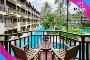 Deluxe Room, 1 King, Pool View, Balcony