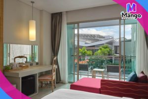 Deluxe Twin with Pool View