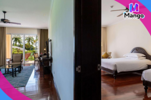Two-Bedroom Suite with One King Bed, Two Single Beds, Pool and Sea View - Club Access