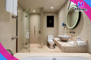 غرفة كلاسيكية مع سرير توأم