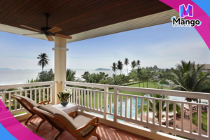 Two-Bedroom Suite with One King Bed, Two Single Beds, Pool and Sea View - Club Access