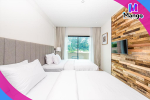 غرفة سوبيريور مزدوجة أو توأم مطلة على المسبح