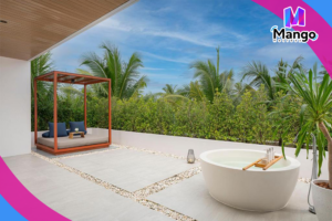 جناح بغرفة نوم واحدة مع حوض استحمام خارجي