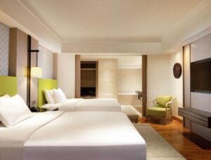 جناح توأم من غرفة نوم واحدة مع إطلالة على المحيط 