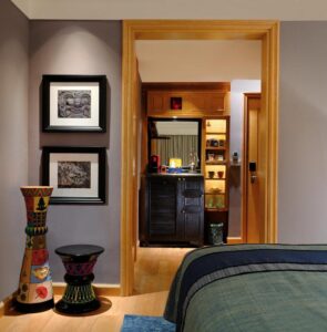 غرفة قياسية كينغ مع إطلالة جزئية على المحيط 