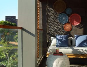 غرفة قياسية كينغ مع إطلالة جزئية على المحيط 