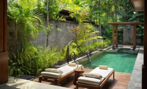 فيلا بغرفة نوم واحدة مع بركة سباحة 