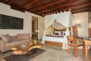 فيلا بغرفة نوم واحدة مع حديقة. 