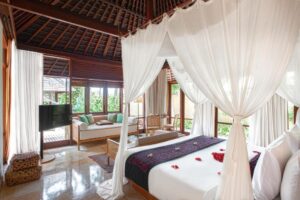 فيلا تضم غرفة نوم واحدة مع حمام سباحة عميق 