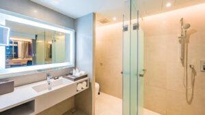 غرفة كومفي مع إمكانية استخدام المسبح