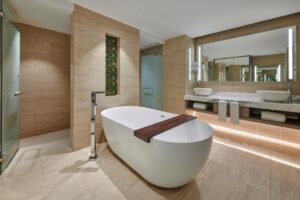 جناح أنغسانا بغرفة نوم واحدة مع إطلالة على البحر