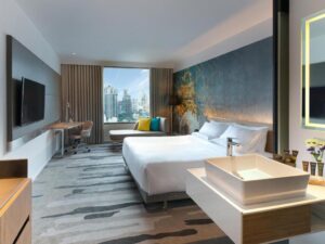 غرفة غراند ديلوكس كينغ مع حوض استحمام