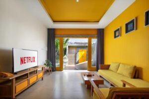 فيلا من غرفة نوم واحدة مع مسبح خاص