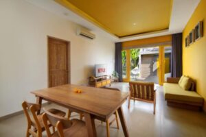 فيلا من غرفة نوم واحدة مع مسبح خاص