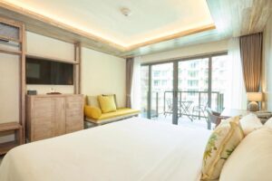 غرفة بريميوم كينغ مع إطلالة على المسبح