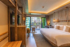 غرفة بريميوم كينغ مع إطلالة على المسبح