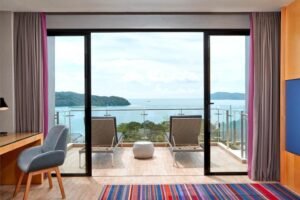 غرفة ضيوف، إطلالة على البحر، شرفة كبيرة، سريرين مفردين