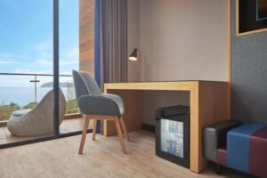 غرفة ضيوف، إطلالة على البحر، شرفة كبيرة، سريرين مفردين