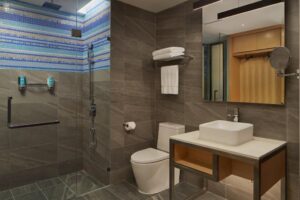 غرفة ضيوف، إطلالة على البحر، شرفة كبيرة، سريرين مفردين