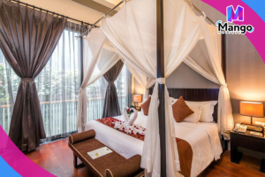 جناح علّية من غرفتي نوم مع مسبح خاص