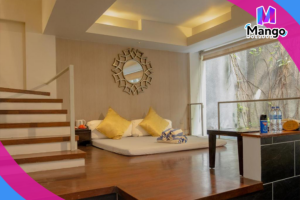 جناح علّية من غرفتي نوم مع مسبح خاص