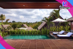 فيلا بغرفة نوم واحدة مع مسبح وإطلالة على الحديقة  