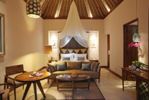 فيلا مطلة على التراس مع مغطس شخصي 