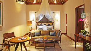 فيلا مطلة على التراس مع مغطس شخصي 