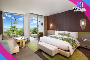 كينغ رائعة مع ملاذ حديقة 