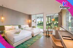 كينغ رائعة مع ملاذ حديقة 