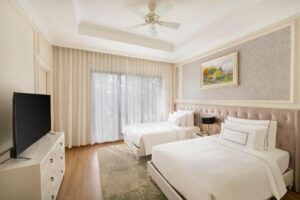 Three-Bedroom Villa with Garden View and Private Pool