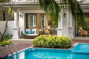 Three-Bedroom Villa with Garden View and Private Pool