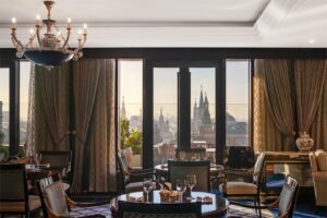 Club room with Kremlin Towers View 