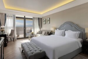 Deluxe with seaport view and balcony