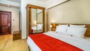 Family Connecting with Back View