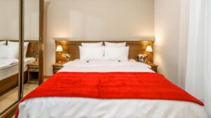 Family Connecting with Back View