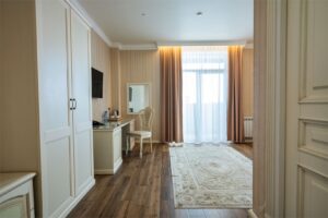 Family with sea view