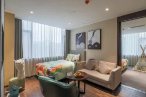 Giant Extra Large Bed Two-Bedroom Family Room