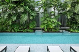 King Room - Ground Floor with Pool Access and Terrace