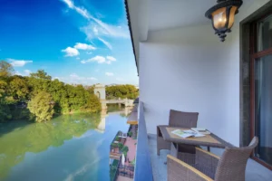 Lake View Balcony King Bed