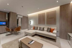 One-Bedroom Queen Suite with Sofa Bed and City View