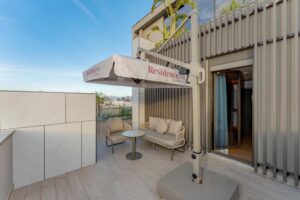 One-Bedroom Queen Suite with Terrace and Sofa Bed - City View